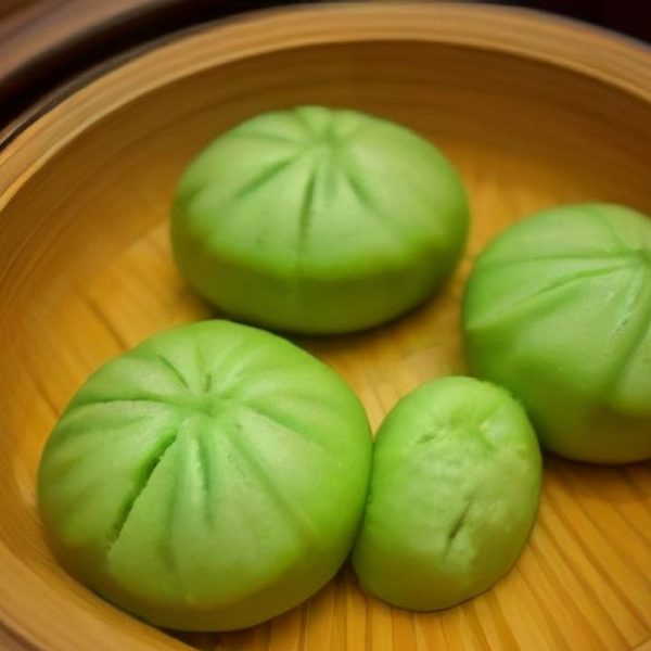 Bánh bao nhân matcha trà xanh